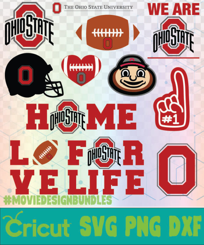 Ohio State Football Ncaa Logo Svg Png Dxf Movie Design Bundles