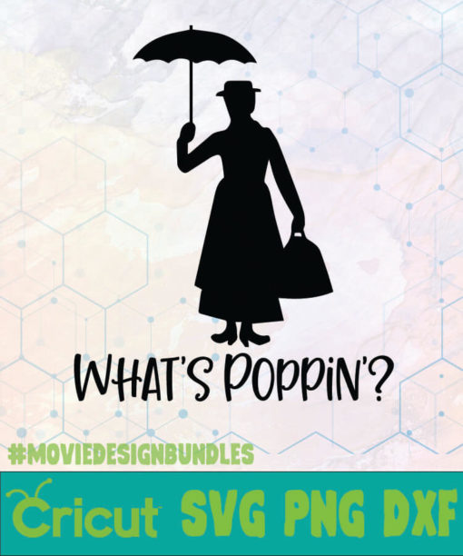 Mary Poppins Whats Poppin Disney Logo Svg Png Dxf Movie Design Bundles