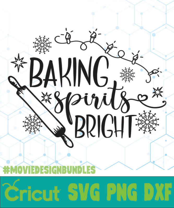 BAKING SPIRITS BRIGHT FREE DESIGNS SVG, ESP, PNG, DXF FOR CRICUT