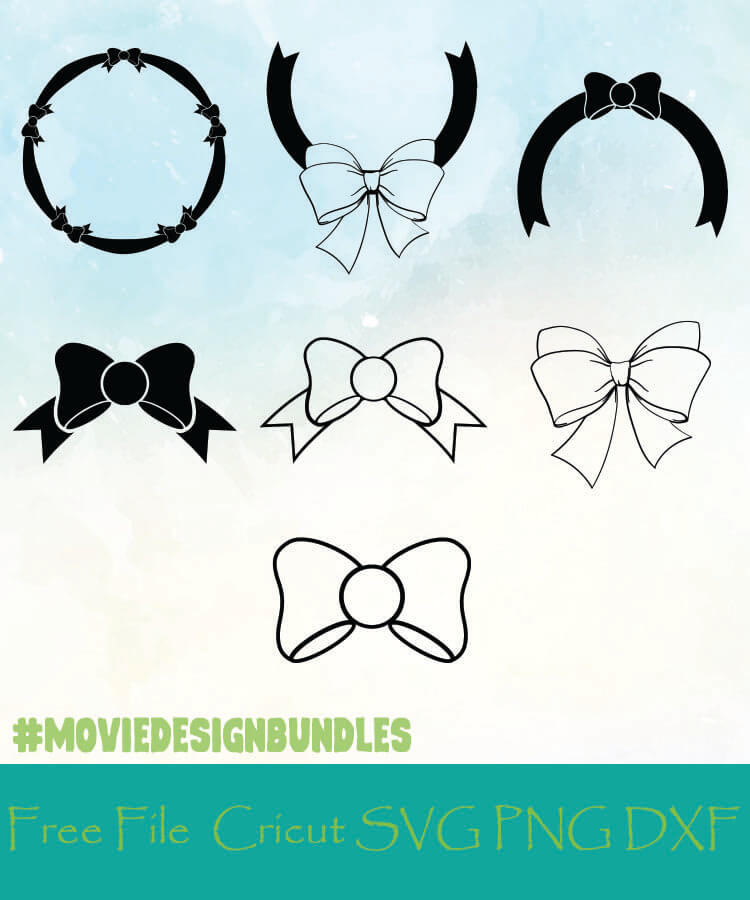 Download Bow Monogram Frames Free Designs Svg Png Dxf For Cricut Movie Design Bundles