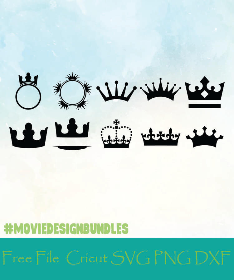 Crown Monogram Frames Free Designs Svg Png Dxf For Cricut Movie Design Bundles