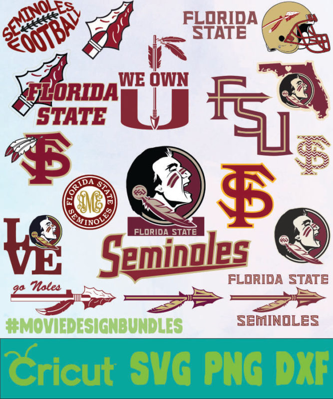 Florida State Seminoles NCAA SVG, PNG, DXF - Movie Design Bundles