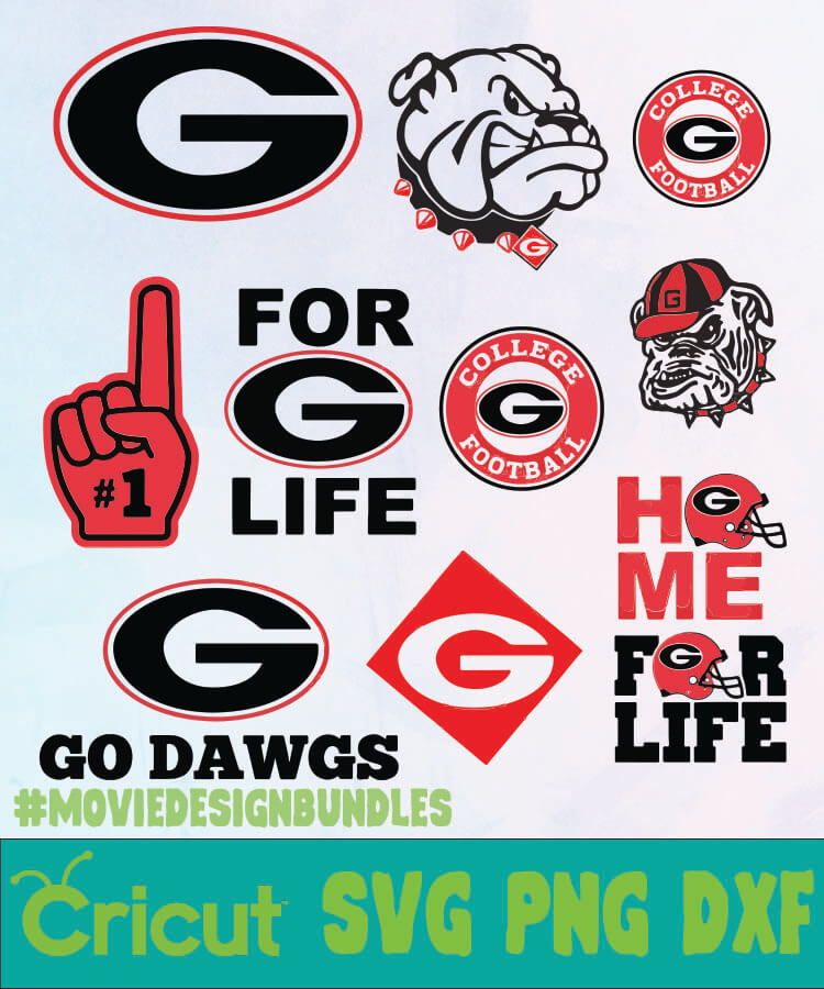 Download GO DAWGS NCAA BUNDLE SVG, PNG, DXF - Movie Design Bundles