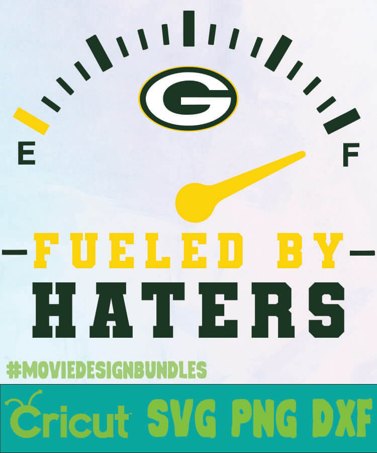 Green Bay Packers Fueled By Haters Logo Svg Png Dxf Movie Design Bundles