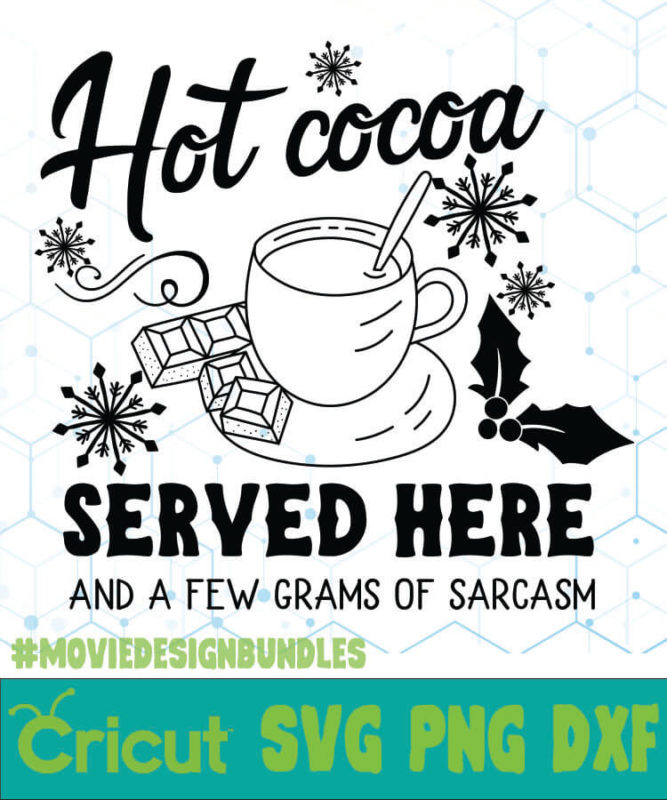 HOT COCOA FREE DESIGNS SVG ESP PNG DXF FOR CRICUT Movie Design Bundles