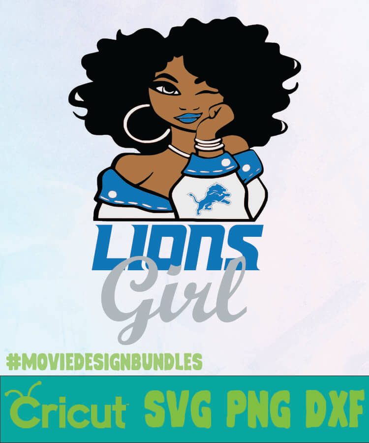 Download Free Lions Girl Logo Nfl Svg Png Dxf Movie Design Bundles PSD Mockup Template
