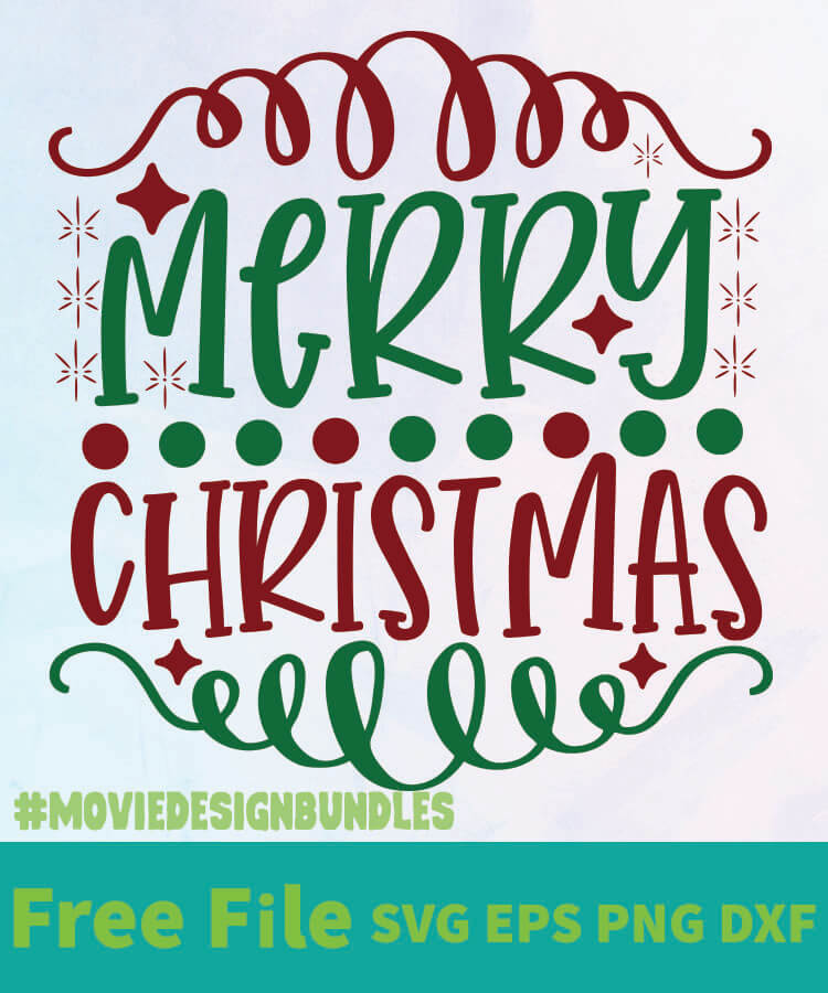 Download MERRY CHRISTMAS 2 01 FREE DESIGNS SVG, ESP, PNG, DXF FOR ...