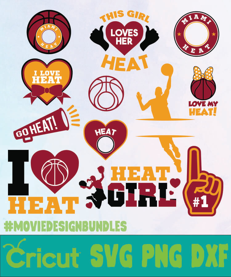 Miami Heat , NBA Basketball SVG, SVG Files,SVG for cut, Digital Cut Files,  NBA SVG