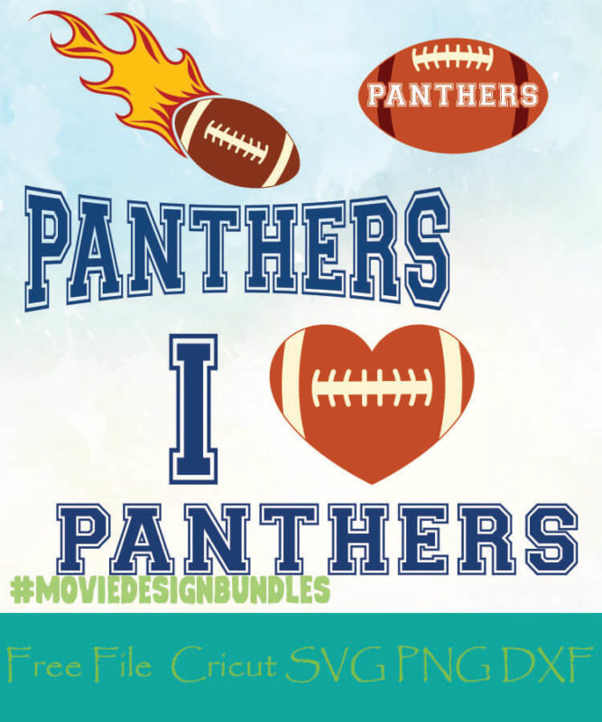 PANTHERS CUT FILES FREE DESIGNS SVG, PNG, DXF FOR CRICUT - Movie Design ...