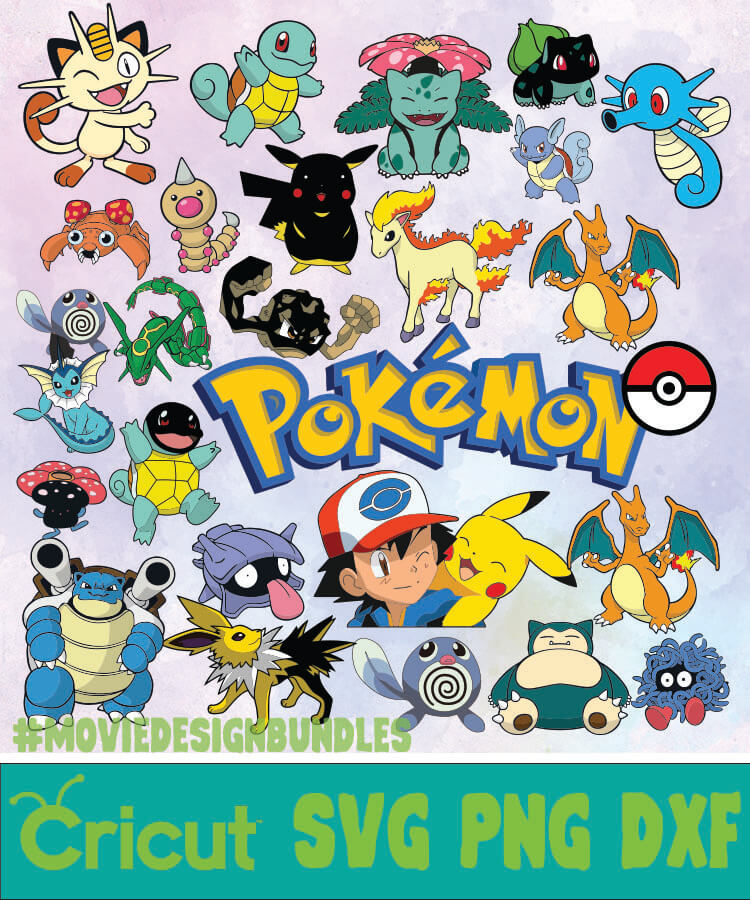 Download Pokemon Bundle Svg Png Dxf Movie Design Bundles SVG, PNG, EPS, DXF File
