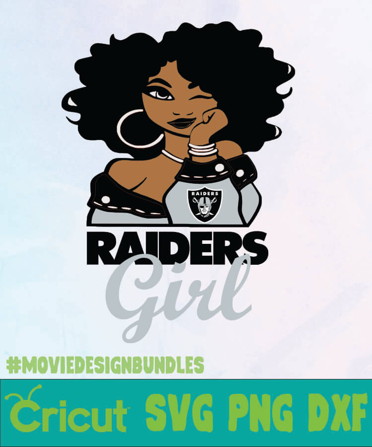 Raiders Girl Logo Nfl Svg Png Dxf Movie Design Bundles