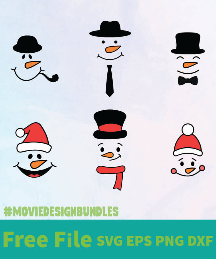 Download Snowmen Free Designs Svg Esp Png Dxf For Cricut Movie Design Bundles