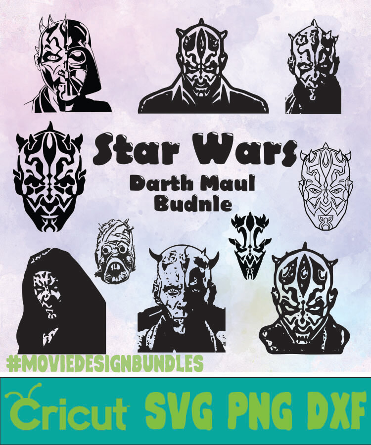 Download Star Wars Darth Maul Bundles Svg Png Dxf Movie Design Bundles SVG, PNG, EPS, DXF File