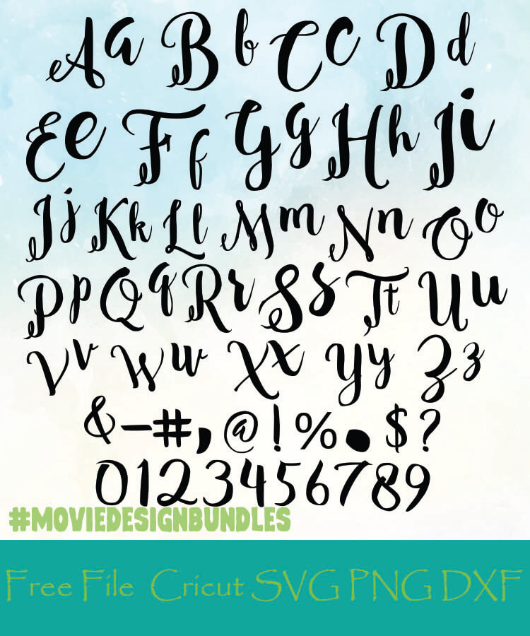 Download SWEET ALPHABET FREE DESIGNS SVG, PNG, DXF FOR CRICUT ...