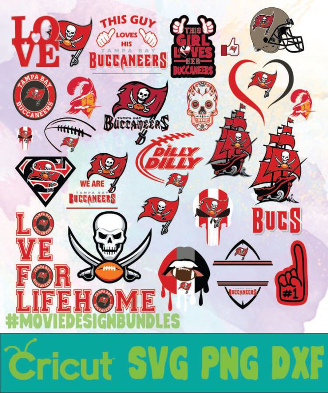 Tampa Bay Buccaneers Logo Bundles Svg Png Dxf Movie Design Bundles