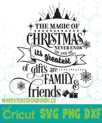 THE MAGIC OF CHRISTMAS FREE DESIGNS SVG, ESP, PNG, DXF FOR CRICUT ...