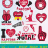 TORONTO RAPTORS NBA BUNDLE  SVG, PNG, DXF