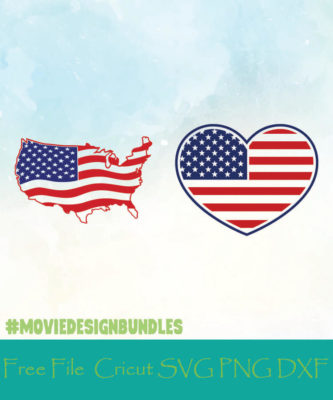 USA FLAG FREE DESIGNS SVG, PNG, DXF FOR CRICUT - Movie Design Bundles