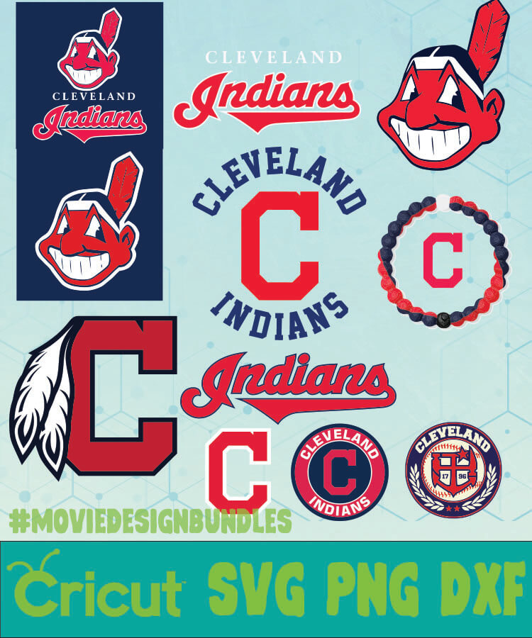 Cleveland Indians Baseball Team Svg For Cricut Sublimation Files