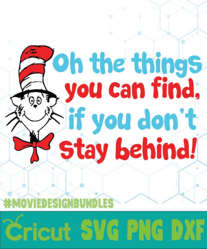 DR SEUSS CAT IN THE HAT QUOTES 12 SVG, PNG, DXF - Movie Design Bundles