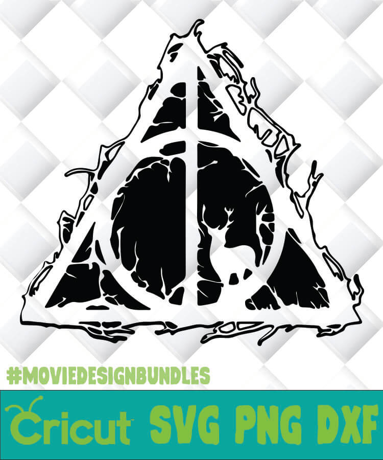 HARRY POTTER DEATHLY HALLOWS WITH DEER SVG, PNG, DXF, CLIPART - Movie