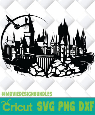 HARRY POTTER HOGWARTS SVG, PNG, DXF, CLIPART - Movie Design Bundles