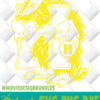 HARRY POTTER HP HOUSE H SVG, PNG, DXF, CLIPART