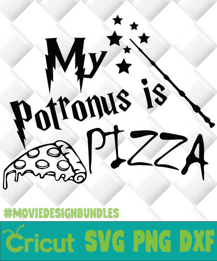 Download Harry Potter My Patronus Is Pizza Svg Png Dxf Clipart Movie Design Bundles