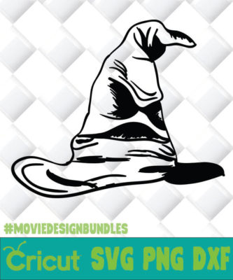 HARRY POTTER SORTING HAT 2 SVG, PNG, DXF, CLIPART - Movie Design Bundles