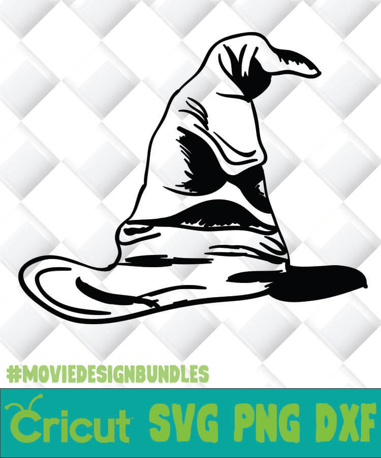 Download HARRY POTTER SORTING HAT 2 SVG, PNG, DXF, CLIPART - Movie ...