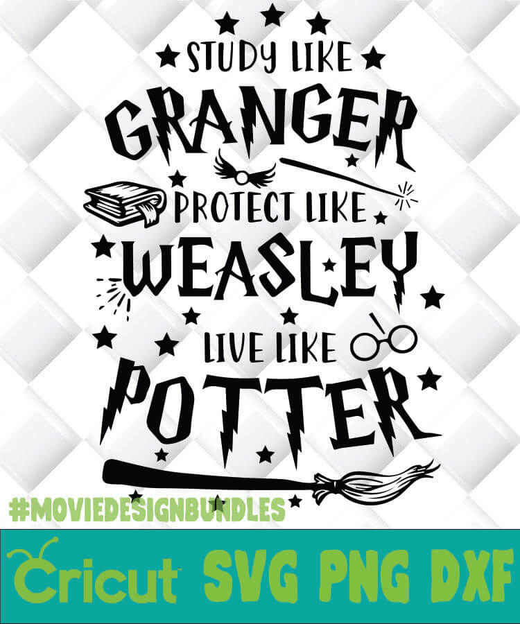 Download Harry Potter Study Like Granger 1 Svg Png Dxf Clipart Movie Design Bundles