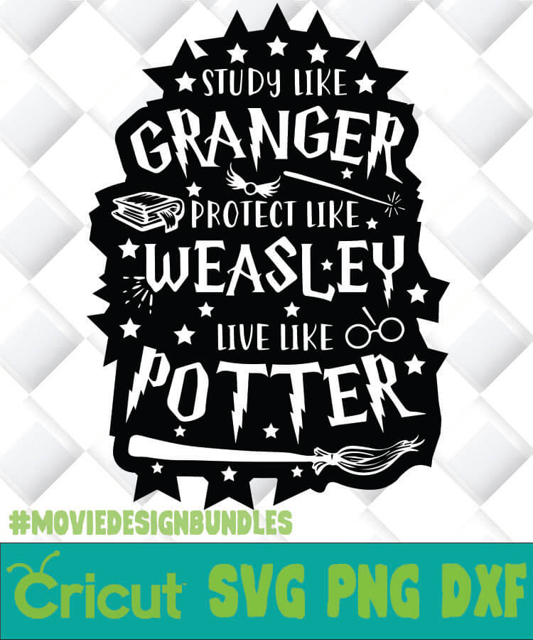 Download Harry Potter Study Like Granger Bold Svg Png Dxf Clipart Movie Design Bundles