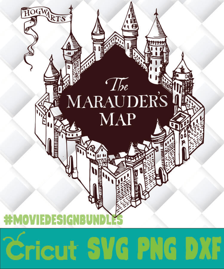 Download Harry Potter The Marauders Map Svg Png Dxf Clipart Movie Design Bundles