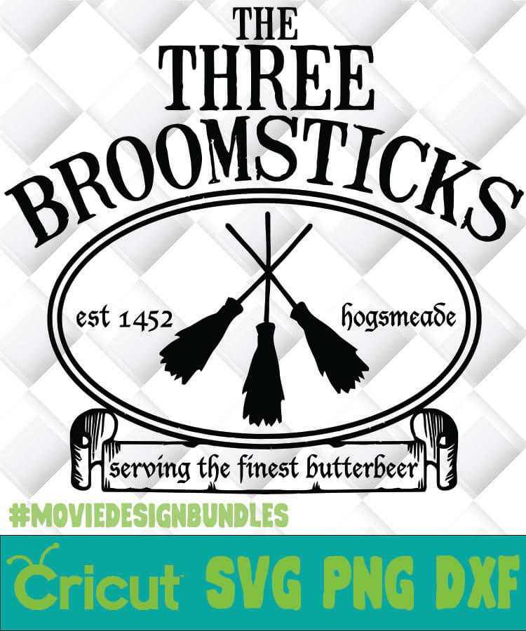Download Harry Potter Three Broomsticks Svg Png Dxf Clipart Movie Design Bundles SVG, PNG, EPS, DXF File