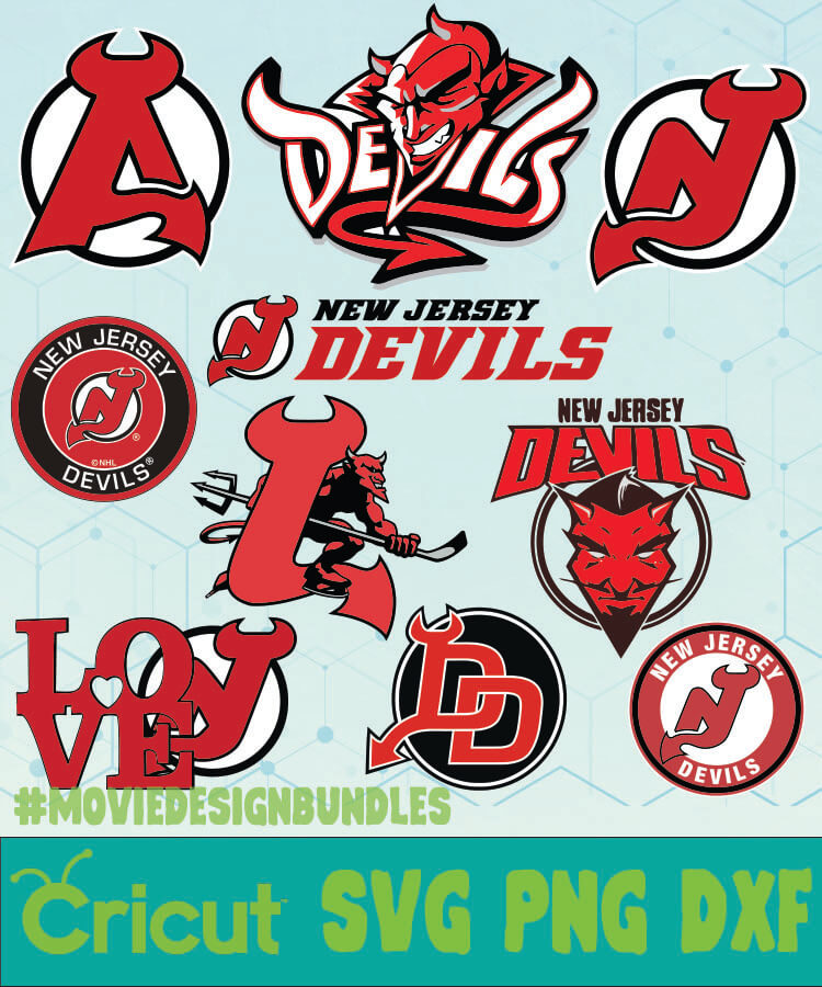 New Jersey Devils Bundle Svg Digital File, New Jersey Devils Logo SVG