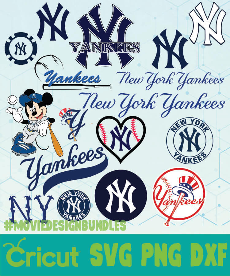 Download Newyork Yankees Mlb Bundle Logo Svg Png Dxf Movie Design Bundles