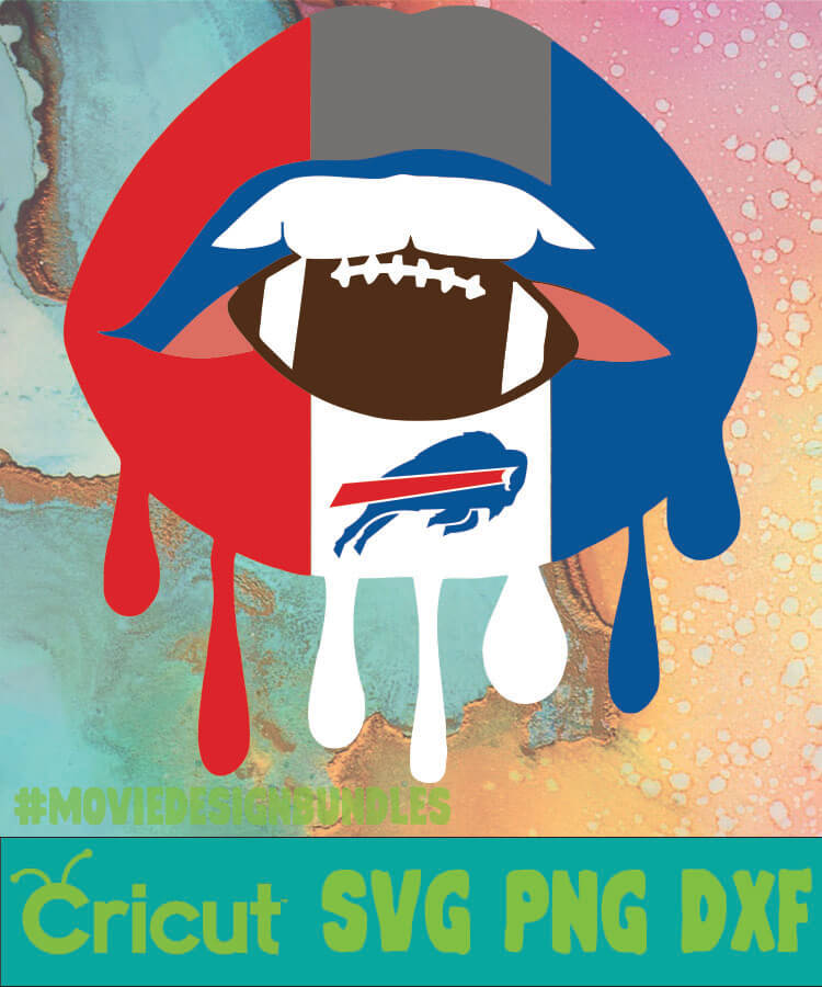 Buffalo Bills Nfl Dripping Lips Svg Png Dxf Movie Design Bundles