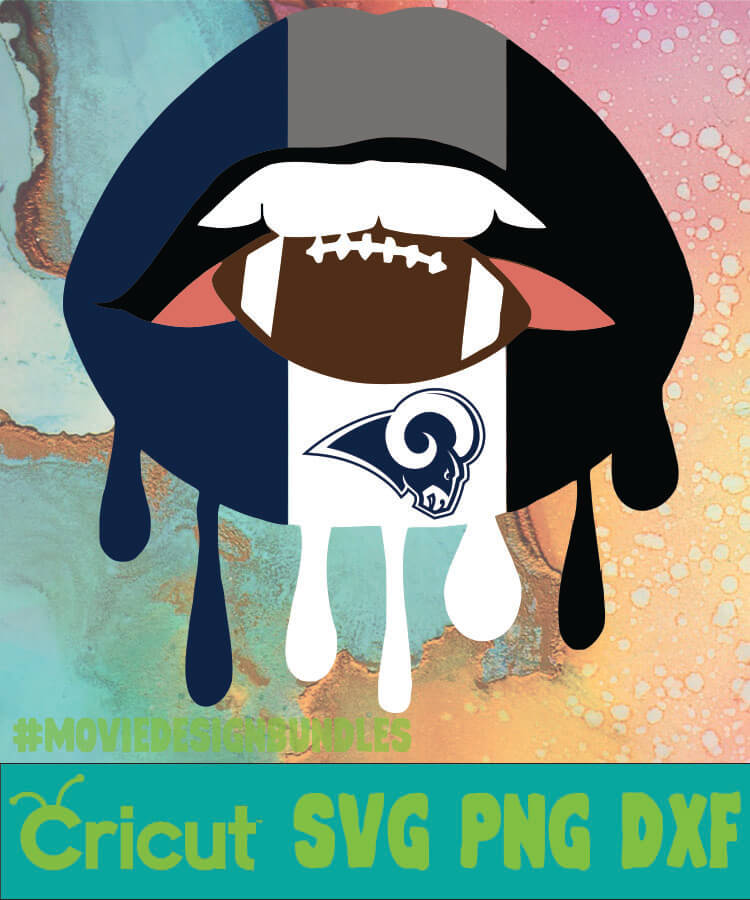 Los Angeles Rams Lip, Svg Png Dxf Eps Digital Files - free svg files for  cricut