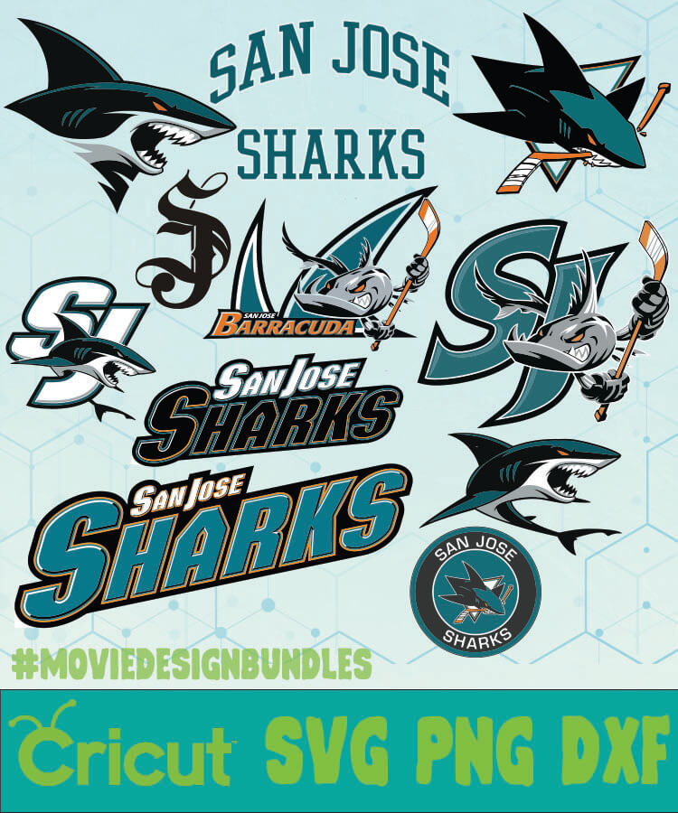 Download San Jose Sharks Nhl Bundle Logo Svg Png Dxf Movie Design Bundles