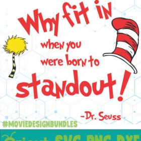 THE MORE THAT YOU DR SEUSS CAT IN THE HAT QUOTES SVG, PNG, DXF - Movie ...