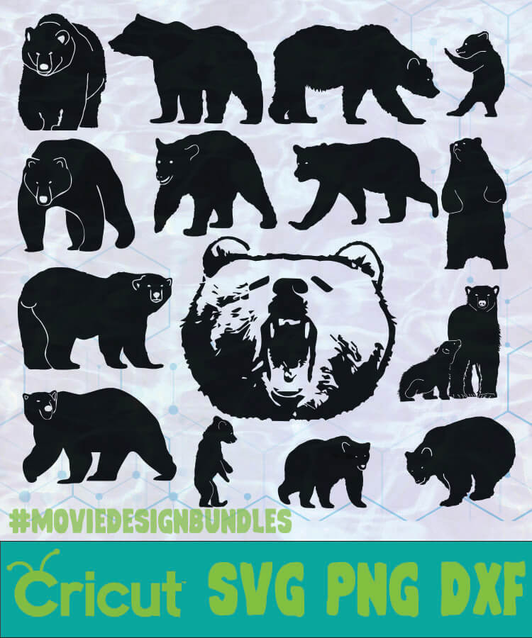 Download Bear Animal Silhouette Logo Svg Png Dxf Movie Design Bundles