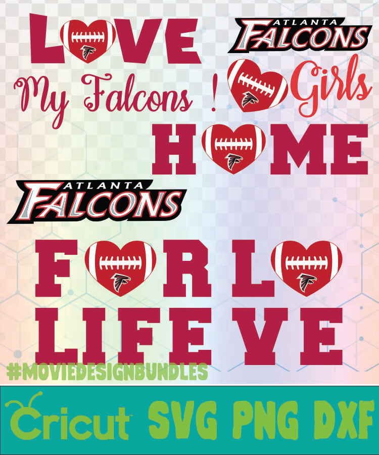 Falcons Football Ncaa Logo Svg Png Dxf Movie Design Bundles