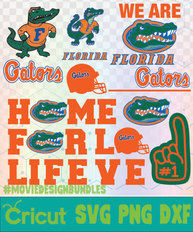 FLORIDA GATORS FOOTBALL NCAA LOGO SVG, PNG, DXF - Movie Design Bundles