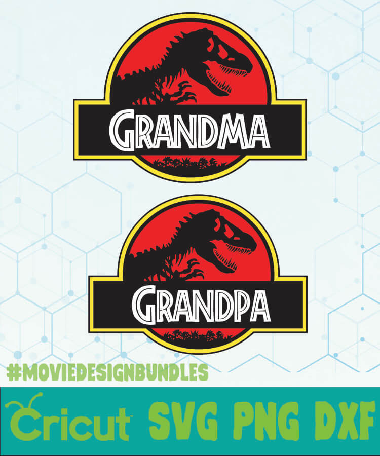 Download GRANDPA GRANDMA JURASSIC LOGO SVG, PNG, DXF - Movie Design ...