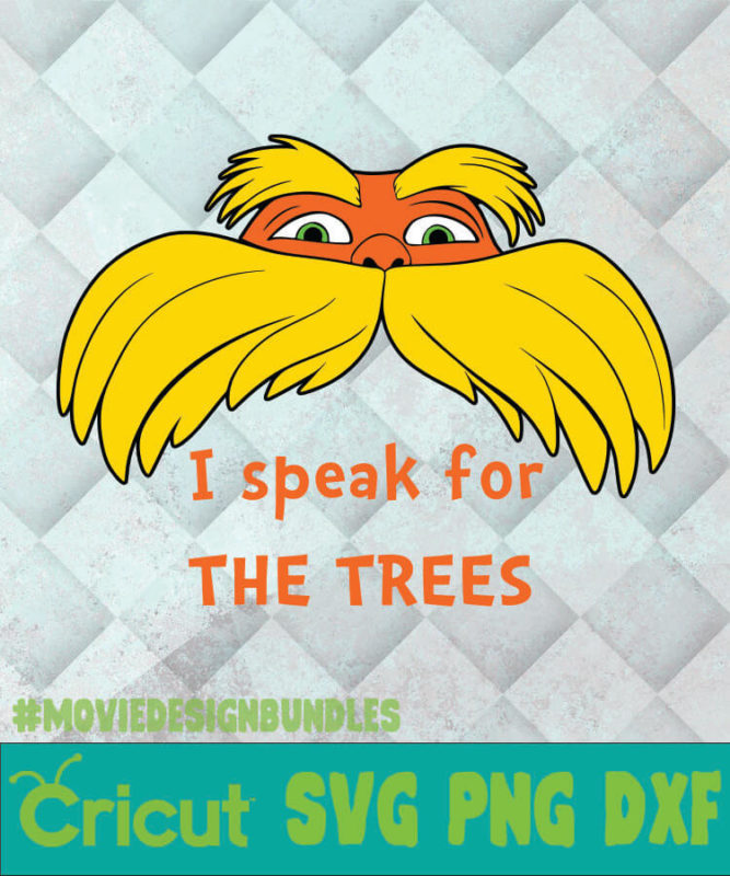 I SPEAK FOR THE TREE FACE DR SEUSS CAT IN THE HAT SVG, PNG, DXF - Movie