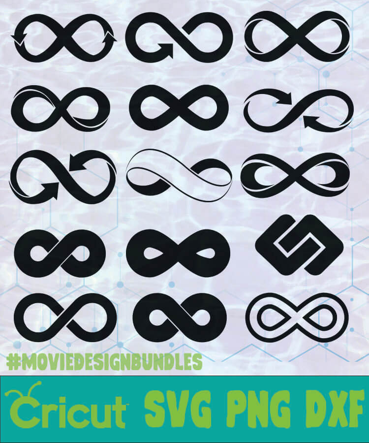 Download Infinity Symbols Signs Silhouette Logo Svg Png Dxf Movie Design Bundles