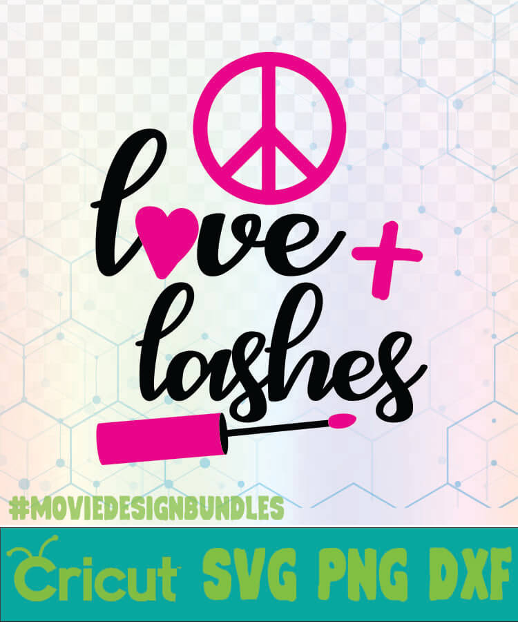 Download Love And Lashes Makeup Quotes Logo Svg Png Dxf Movie Design Bundles
