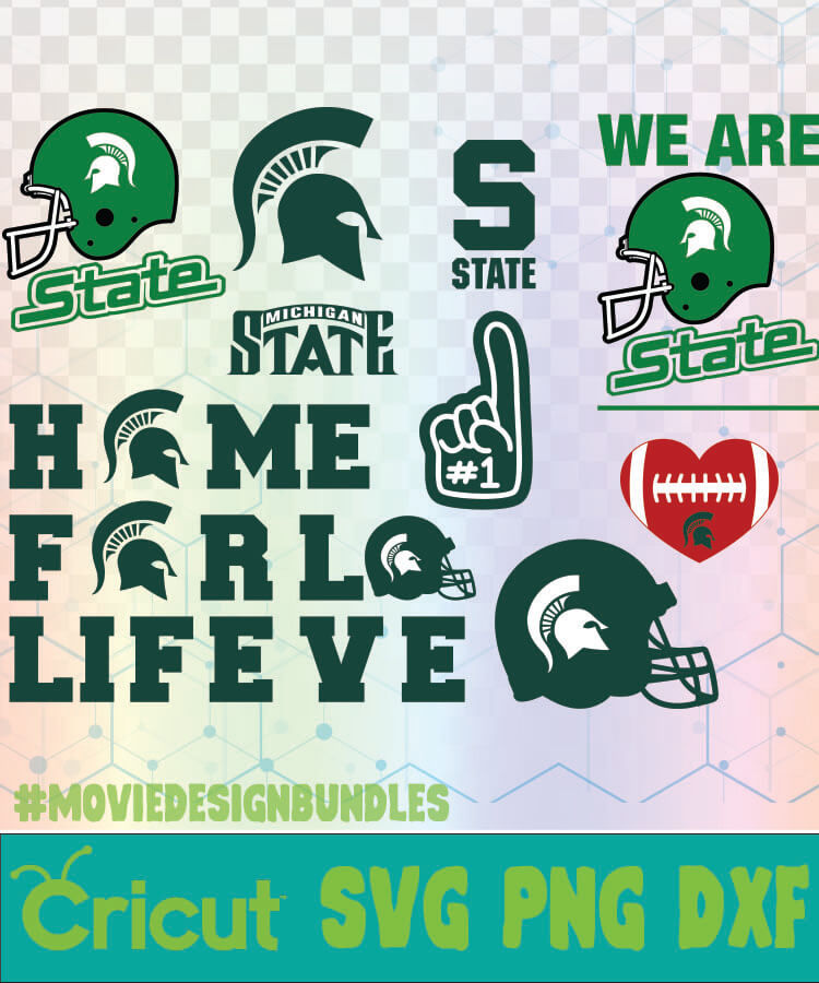 Download Michigan State Spartans Football Ncaa Logo Svg Png Dxf Movie Design Bundles