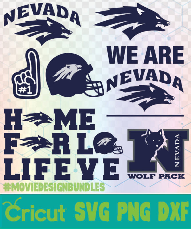 NEVADA WOLFPACK FOOTBALL NCAA LOGO SVG, PNG, DXF - Movie Design Bundles