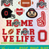 OHIO STATE FOOTBALL NCAA LOGO SVG, PNG, DXF